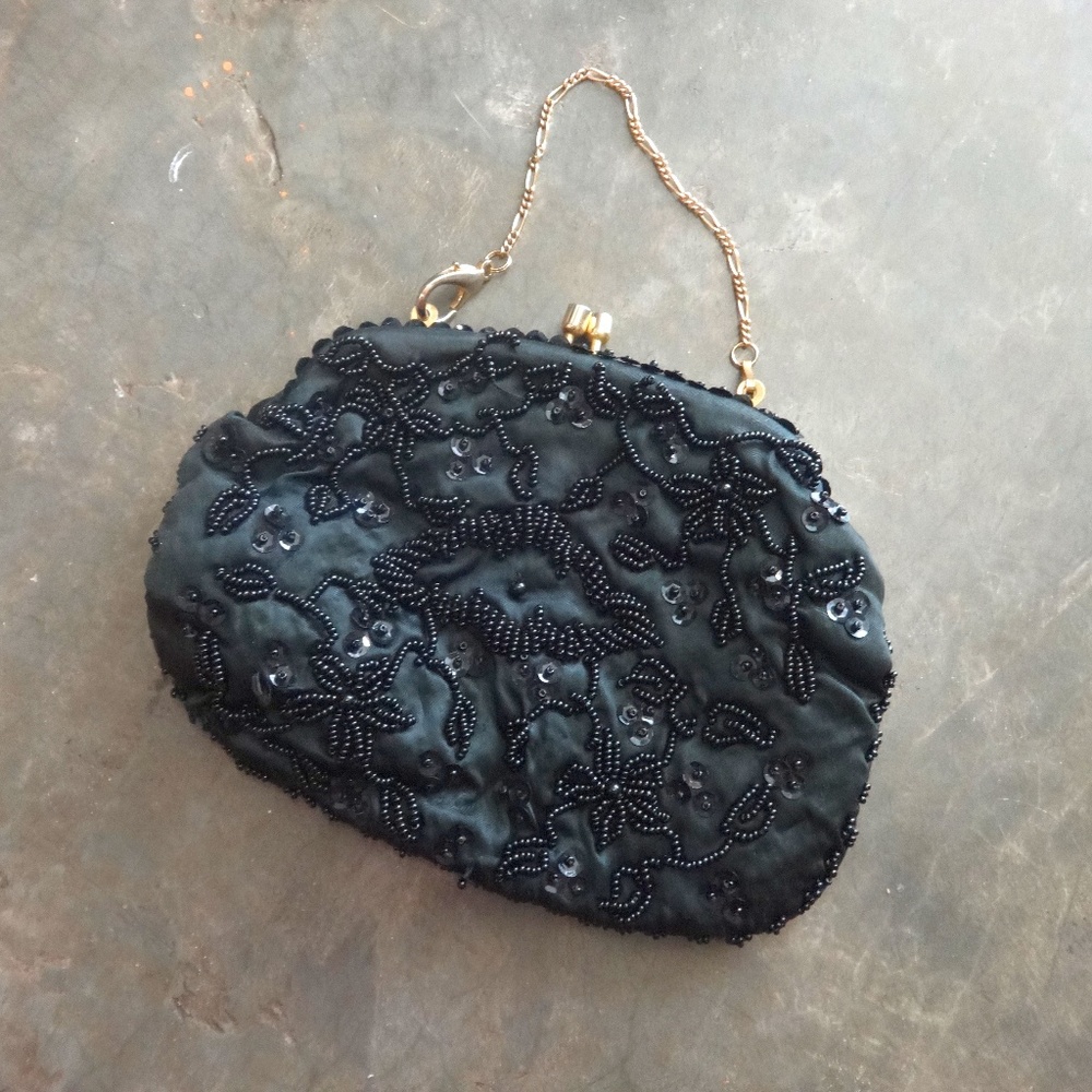 Vintage Beaded Small Bag Coin Purse